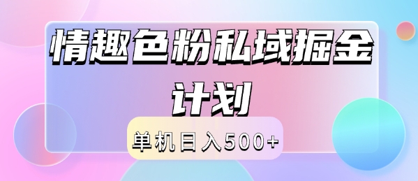 2024情趣色粉私域掘金天花板，日入500+，后端自动化掘金-王总副业网