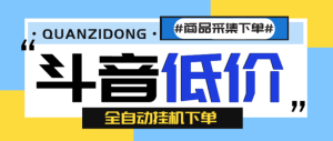 【卡密项目】外面收费1888的最新斗音低价全自动下单挂机项目,号称日赚500+【自动脚本+使用教程】-王总副业网