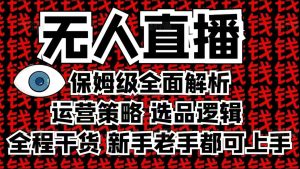 2025无人直播这么做就对了,保姆级全面解析,全程干货,新手老手都可上手-王总副业网